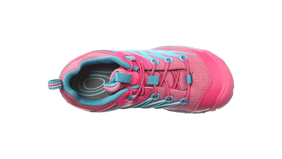 KEEN Big Kids Chandler CNX Sandals, Bright Pink/Lake Green, 1, 1020653-600-1
