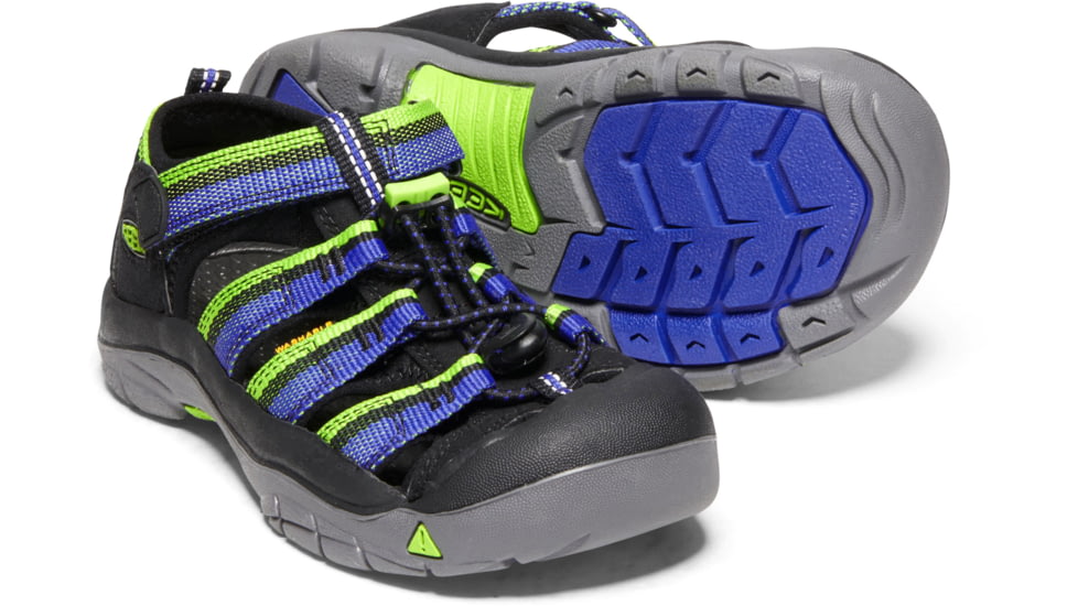KEEN Big Kids Newport H2 Sandals, Racer Black, 6, 1014265-1-6