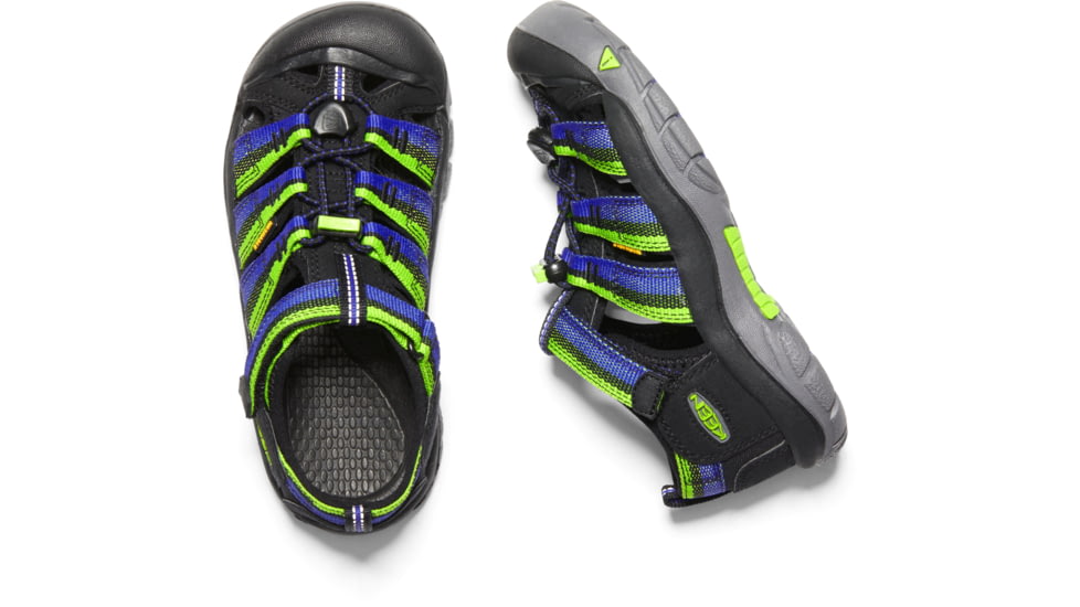 KEEN Big Kids Newport H2 Sandals, Racer Black, 6, 1014265-1-6