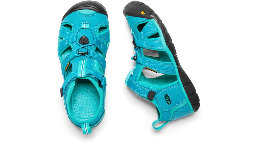 KEEN Little Kids Seacamp II CNX Sandals, Baltic/Caribbean Sea, 8, 1012550-520-8