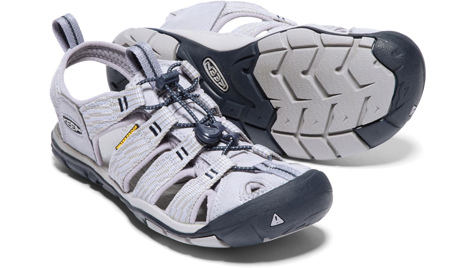KEEN Clearwater CNX Sandals - Womens, Dapple Grey/Dress Blue, 5, 1018498-1-5