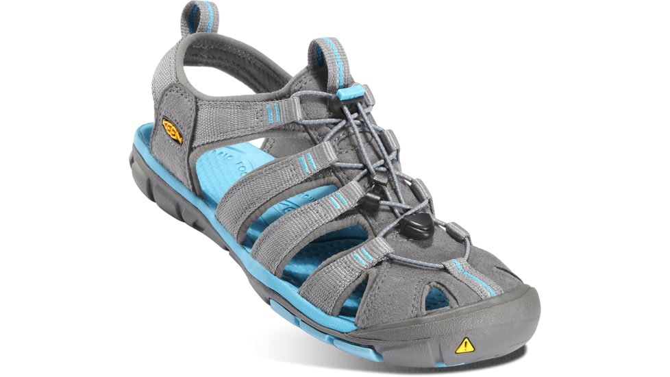 KEEN Clearwater CNX Sandals - Womens, Gargoyle/Norse Blue, 5, 1008772-020-5
