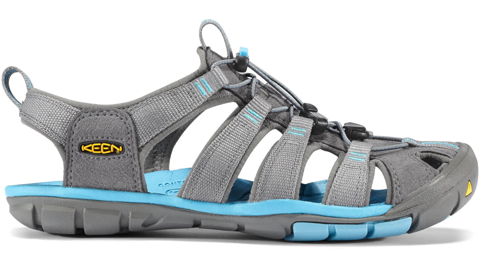 KEEN Clearwater CNX Sandals - Womens, Gargoyle/Norse Blue, 5, 1008772-020-5