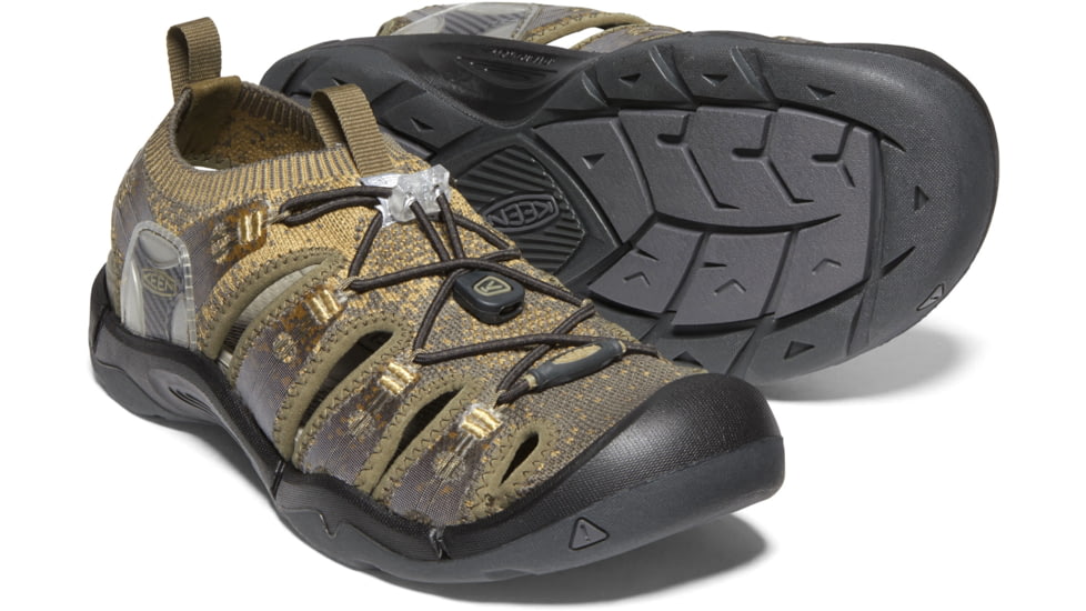 KEEN Evofit One Sandals - Mens, Dark Olive/Antique Bronze, 7, 1019300-300-7