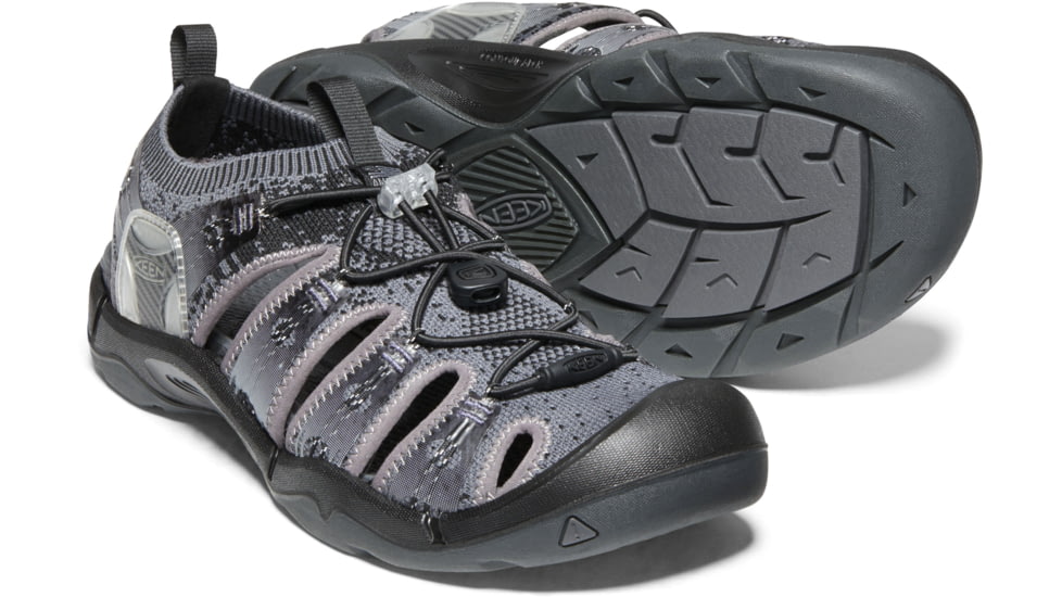 KEEN Evofit One Sandals - Mens, Heathered Black/Magnet, 7, 1019301-1-7