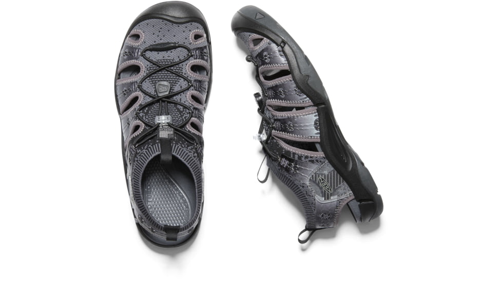 KEEN Evofit One Sandals - Mens, Heathered Black/Magnet, 7, 1019301-1-7