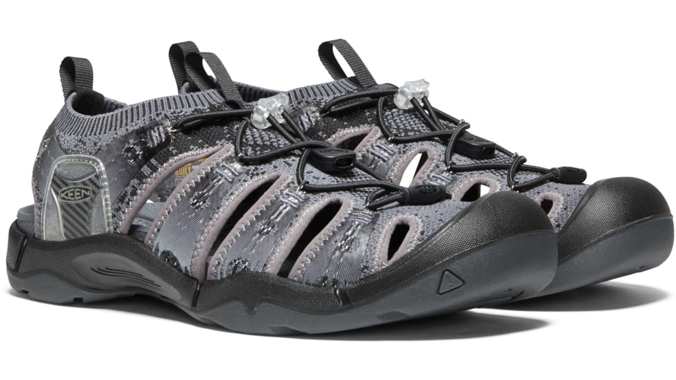 KEEN Evofit One Sandals - Mens, Heathered Black/Magnet, 7, 1019301-1-7