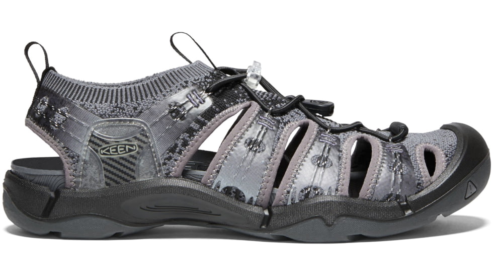 KEEN Evofit One Sandals - Mens, Heathered Black/Magnet, 7, 1019301-1-7