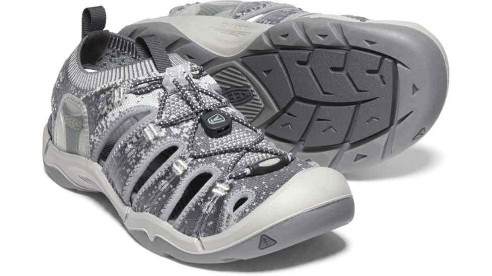 KEEN Evofit One Sandals - Mens, Paloma/Raven, 7, 1018868-1-7