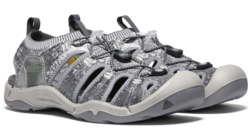 KEEN Evofit One Sandals - Mens, Paloma/Raven, 7, 1018868-1-7