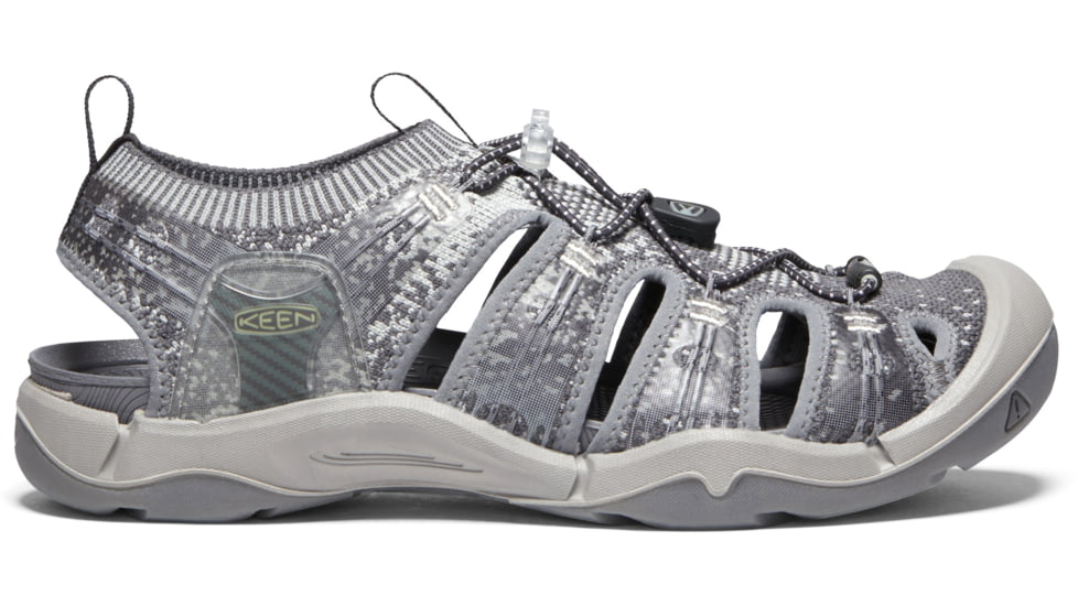KEEN Evofit One Sandals - Mens, Paloma/Raven, 7, 1018868-1-7
