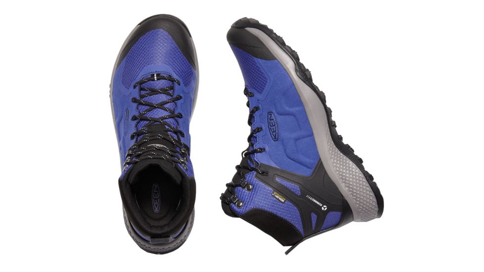 KEEN Explore Mid Wp - Men's, Mazarine Blue/Black, Medium, 11.5, 1021603-401-11.5