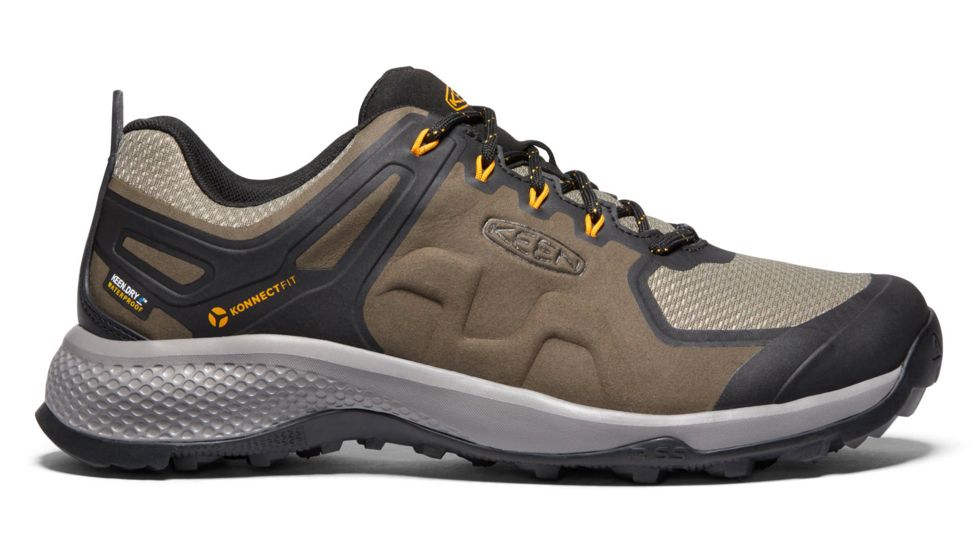 KEEN Explore Waterproof Hiking Boot - Mens, Canteen/Brindle, Medium, 10.5, 1022132-203-10.5
