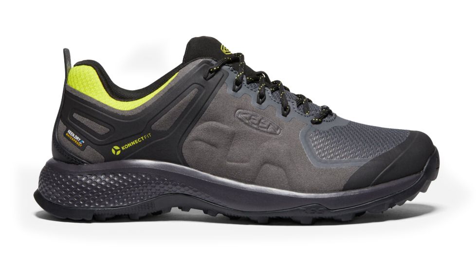 KEEN Explore Wp - Men's, Magnet/Bright Yellow