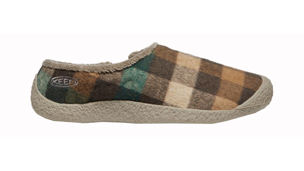 KEEN Howser Slide - Women's, Brown Plaid/Brindle, Medium, 9.5, 1021847-200-9.5