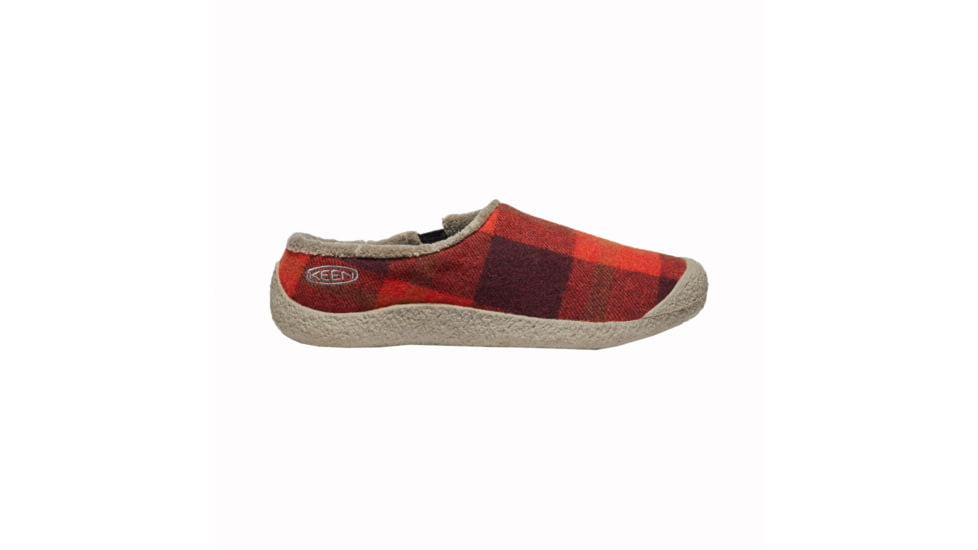 KEEN Howser Slide - Women's, Red Plaid/Brindle, Medium, 6, 1021849-600-6