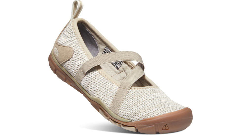 KEEN Hush Knit Mary Jane Shoes - Womens, Plaza Taupe/Silver Birch, 5, 1020378-200-5