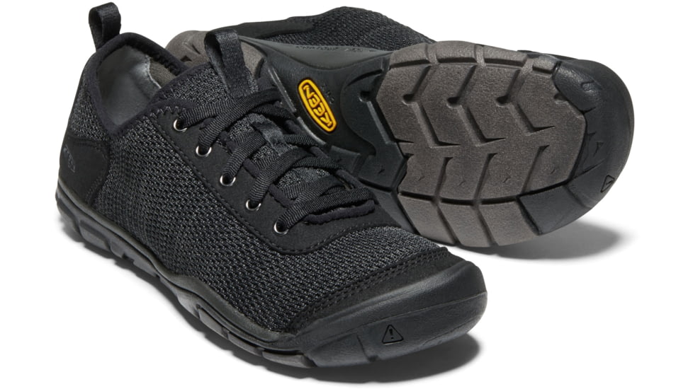 KEEN Hush Knit Shoes - Womens, Black/Raven, 5.5, 1020370-1-5.5