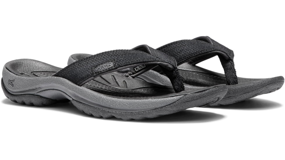 KEEN Kona Flip Sandals - Womens, Black/Magnet, 5.5, 1019293-007-5.5
