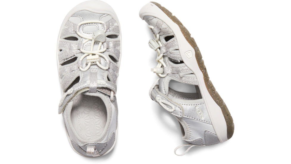 KEEN Little Kids Moxie Sandals, Silver, 8, 1018363-900-8