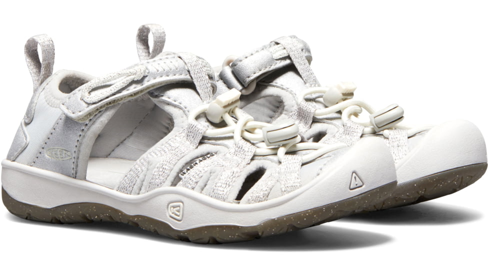 KEEN Little Kids Moxie Sandals, Silver, 8, 1018363-900-8