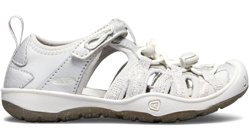 KEEN Little Kids Moxie Sandals, Silver, 8, 1018363-900-8