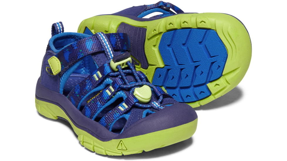 KEEN Little Kids Newport H2 Sandals, Blue Depths/Gargoyle, 8, 1009938-477-8