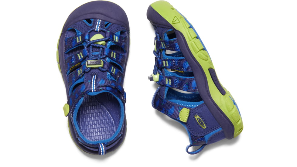 KEEN Little Kids Newport H2 Sandals, Blue Depths/Gargoyle, 8, 1009938-477-8