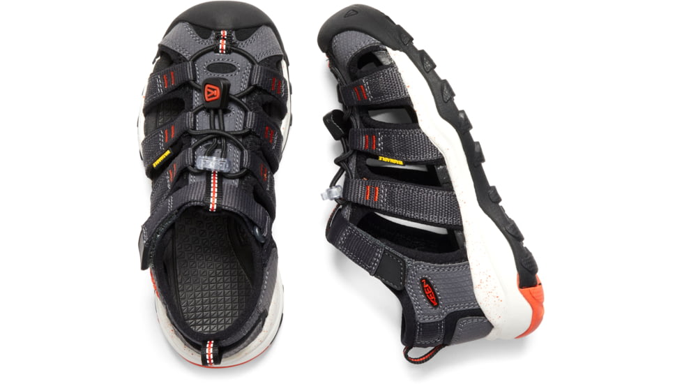 KEEN Little Kids Newport Neo H2 Sandals, Magnet/Spicy Orange, 13, 1018434-1-13
