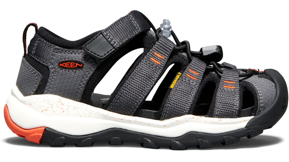 KEEN Little Kids Newport Neo H2 Sandals, Magnet/Spicy Orange, 13, 1018434-1-13