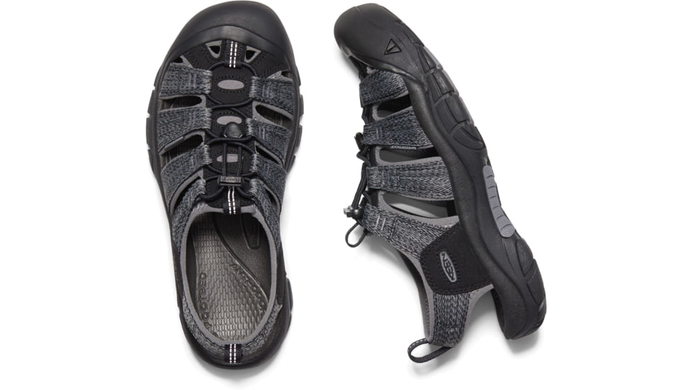 KEEN Newport H2 Sandals - Mens, Black/Steel Grey, 11.5 US, 1022252-black/stgrey-11.5