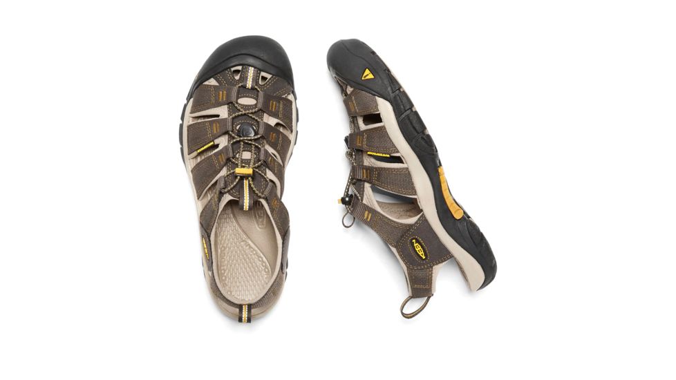 KEEN Newport H2 Sandal - Mens, Raven/Aluminum, 10 US, 1008399-3-10