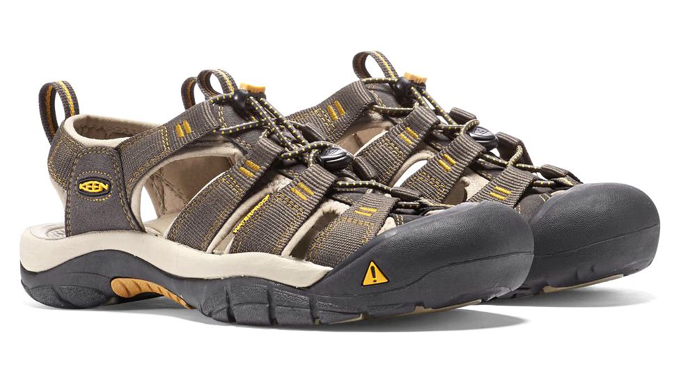 KEEN Newport H2 Sandal - Mens, Raven/Aluminum, 10 US, 1008399-3-10