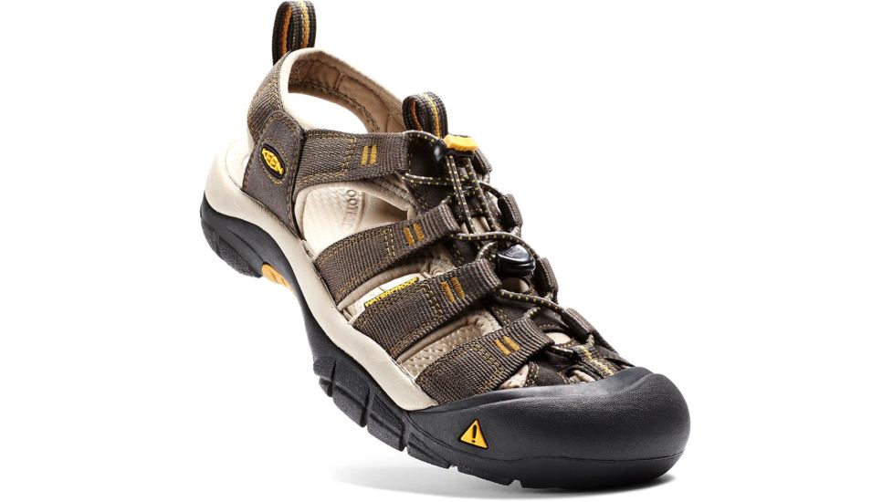 KEEN Newport H2 Sandal - Mens, Raven/Aluminum, 10 US, 1008399-3-10