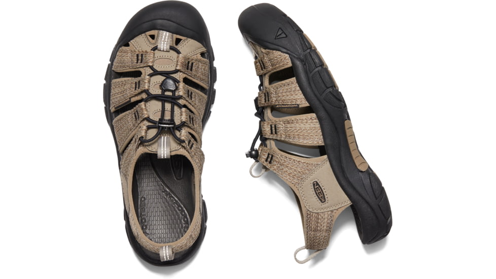 KEEN Newport H2 Sandals - Mens, Taupe/Black, 8.5 US, 1022251-taupe/black-8.5