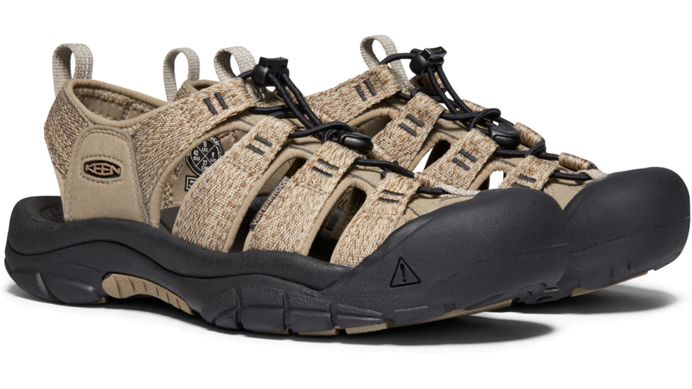 KEEN Newport H2 Sandals - Mens, Taupe/Black, 8.5 US, 1022251-taupe/black-8.5