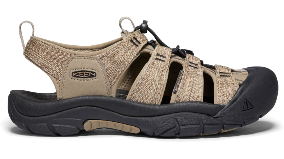 KEEN Newport H2 Sandals - Mens, Taupe/Black, 8.5 US, 1022251-taupe/black-8.5