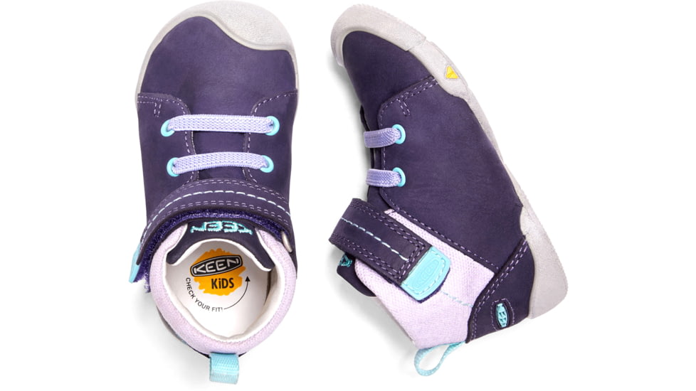 KEEN Pep Mid Shoes - Kids, Purple Plumeria/Sweet Lavender, 4, 1018465-500-4
