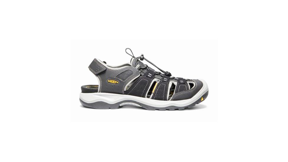 KEEN Rialto Ii H2 Sandals - Mens, Black/Gargoyle, 9.5, 1021375-001-9.5