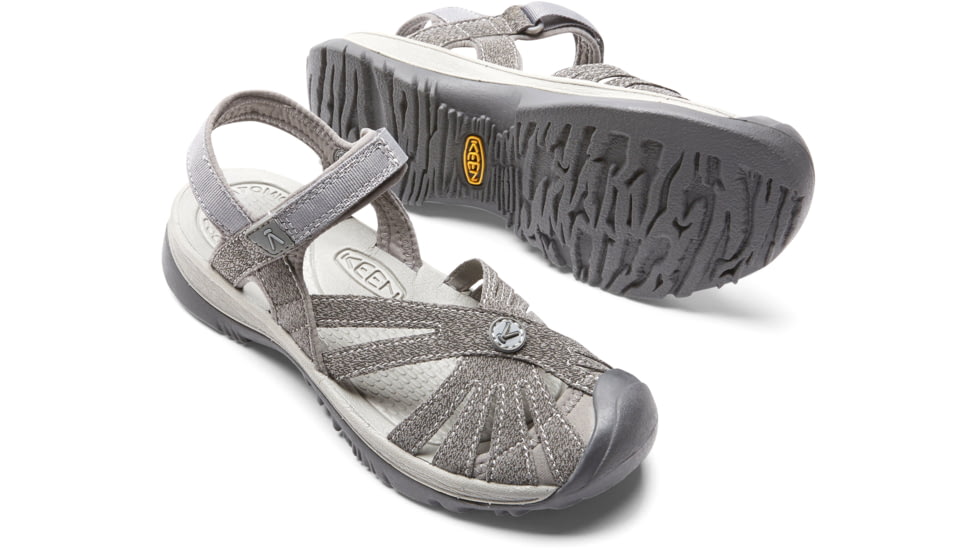 KEEN Rose Sandal - Womens, Gargoyle/Raven, 5, 1016733-095-5