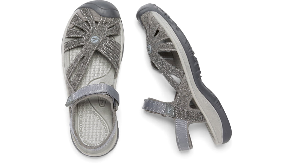 KEEN Rose Sandal - Womens, Gargoyle/Raven, 5, 1016733-095-5