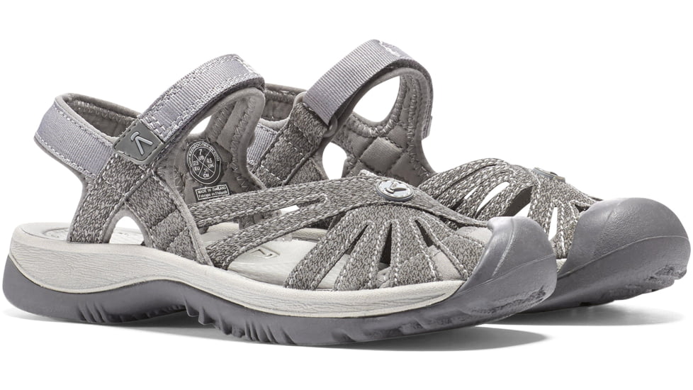 KEEN Rose Sandal - Womens, Gargoyle/Raven, 5, 1016733-095-5