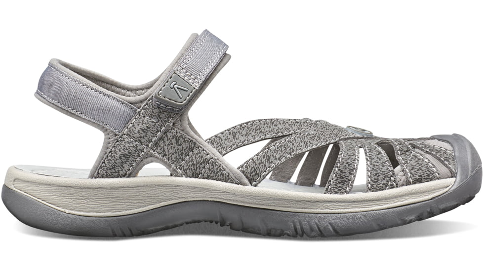 KEEN Rose Sandal - Womens, Gargoyle/Raven, 5, 1016733-095-5