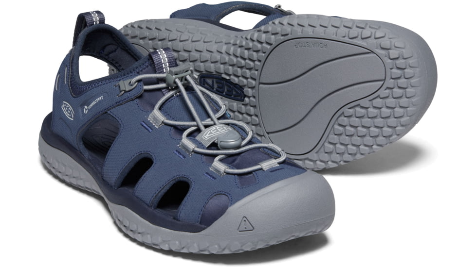 KEEN Solr Sandal - Mens, Navy/Steel Grey, 11.5 US, 1022431-navy/stgr-11.5