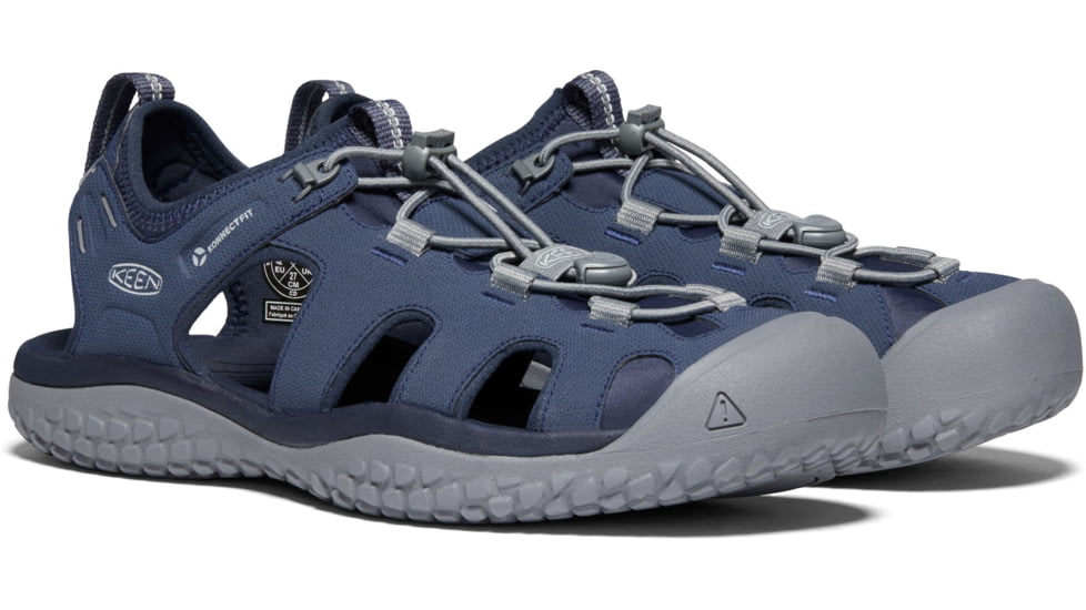 KEEN Solr Sandal - Mens, Navy/Steel Grey, 11.5 US, 1022431-navy/stgr-11.5