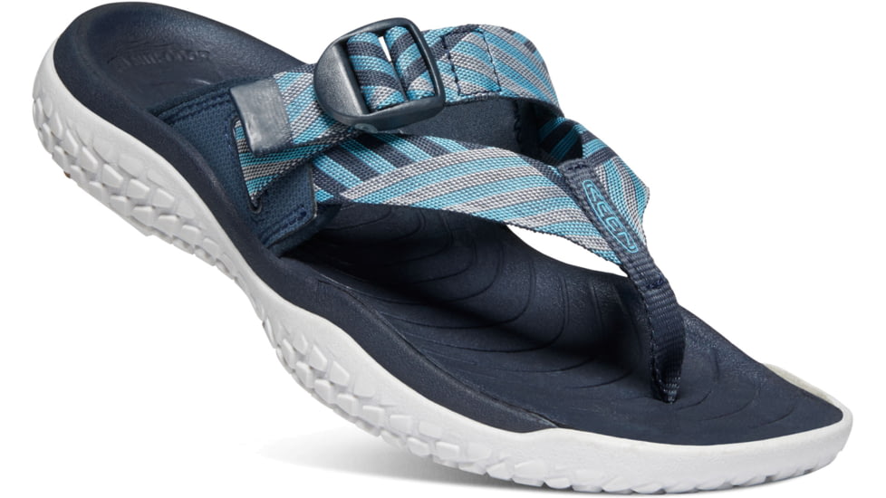 KEEN Solr Toe Post Shoes - Womens, Navy/Blue Mist, 8 US, 1022510-navy/blue mist-8