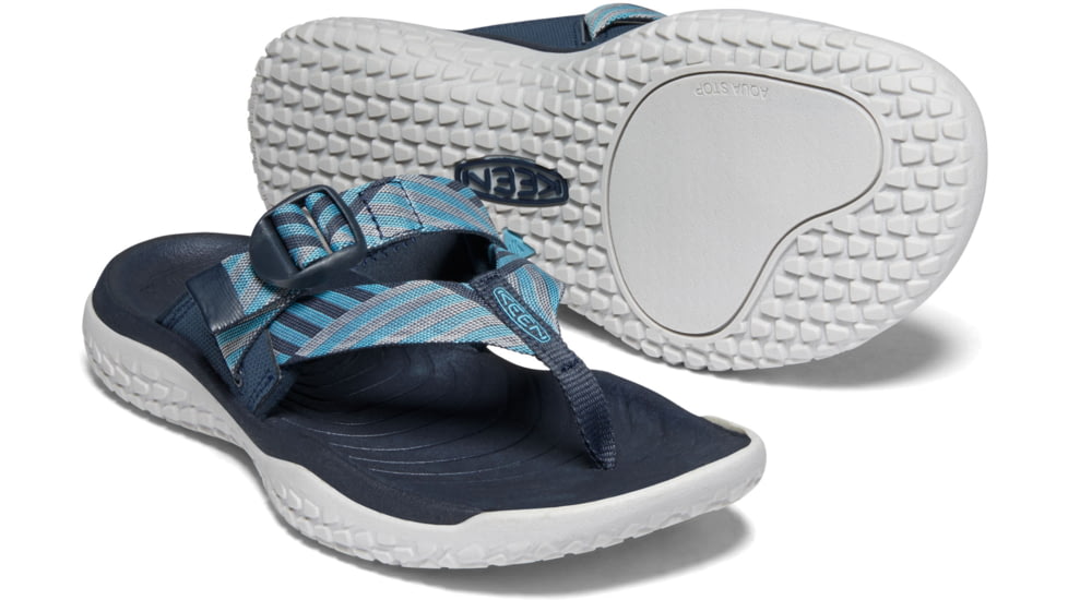 KEEN Solr Toe Post Shoes - Womens, Navy/Blue Mist, 8 US, 1022510-navy/blue mist-8