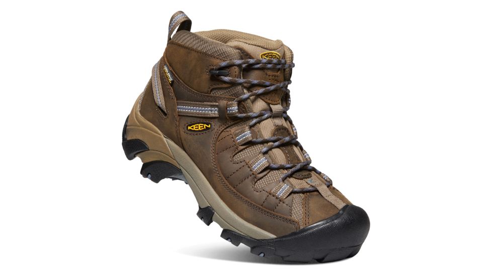 KEEN Targhee II Mid Waterproof Hiking Boots - Women's, Slate Black/Flint Stone, 7.5 US, 1004114-200-7.5