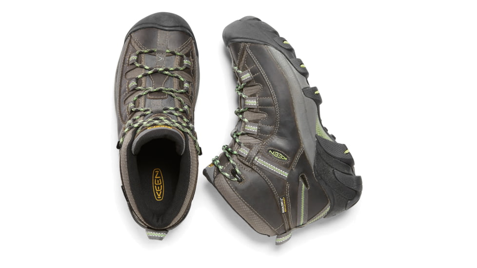 KEEN Targhee II Mid Waterproof Hiking Boots - Women's, Raven/Opaline, 9.5, 1014997-001-9.5