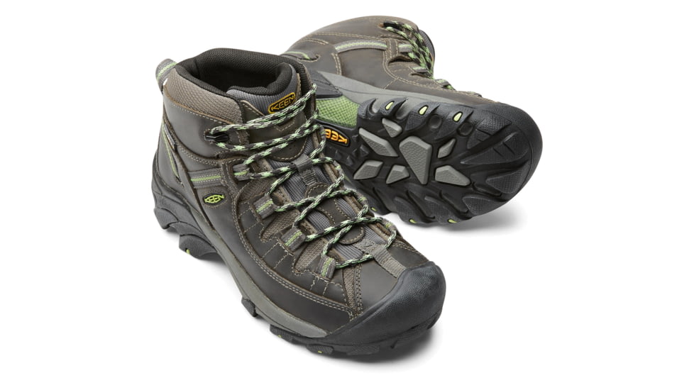 KEEN Targhee II Mid Waterproof Hiking Boots - Women's, Raven/Opaline, 9.5, 1014997-001-9.5